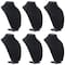 6 Pack: 12" Black Velvet 3D Necklace Stand by Bead Landing™